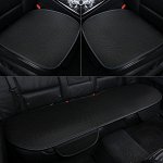 Комплект чехлов для сидений автомобиля, на задние и передние кресла, чёрный