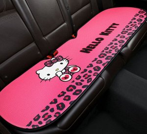 Подушка-чехол для заднего автомобильного сиденья, розовая, длинная, с Hello Kitty