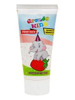 Зубная паста ДЕТСКАЯ &quot;Клубника со сливками&quot; GRENDY 75 гр