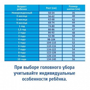 Кепка детская "Гонщик" микс, р-р. 52-54см 5-7 лет