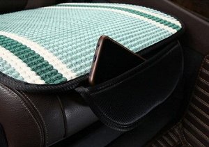 Комплект чехлов для сидений автомобиля, зелёный, на задние и передние кресла
