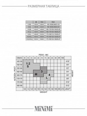 MiNi-Silhouette 40(140)/2 Колготки MINIMI Silhouette 40/140
