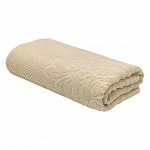 Махровое полотенце УЗБ Новелла м7718_05 S 30* 60 беж