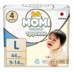 MOMI Ultra Care подгузники-трусики  L (9-14 кг). 44  шт НОВИНКА