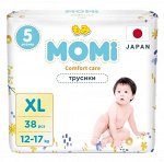 MOMI COMFORT CARE подгузники-трусики XL(12-17кг), 38шт НОВИНКА!