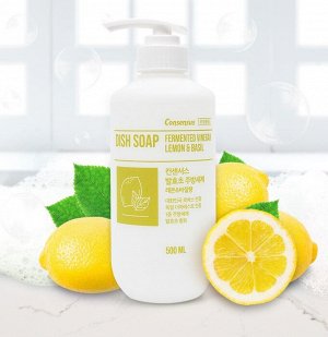 Средство для мытья посуды с ароматом лимона и базилика Consensus 500мл, бутылка