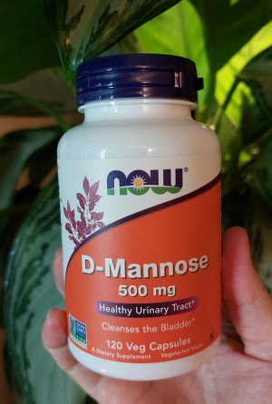 D-mannose (D-манноза) 500 mg NOW Foods (USA)