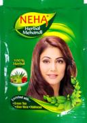 Хна натуральная, обогащенная экстрактами 12-ти трав бренд Neha (неха)   25 гр