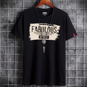 Футболка мужская черная Fabulous