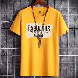 Футболка мужская желтая Fabulous