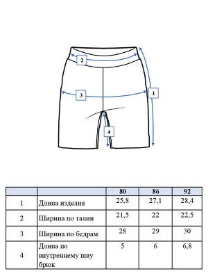 Шорты детские текстильные джинсовые для мальчиков