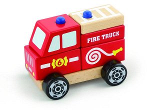 50203 Сборная пожарная машина(дерево)