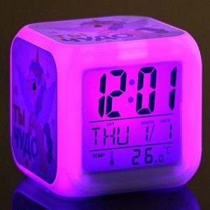 Электронные часы-будильник «Ты чудо», с подсветкой