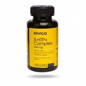 0185 Биологически активная добавка к пище «Комплекс 5-HTP плюс (Complex 5-HTP+)», товарный знак «elivica» 200 мл - 120 капсул