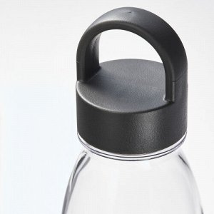 ИКЕА/365+ / Бутылка для воды, темно-серый 0.5 л