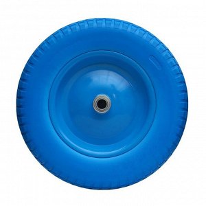 Колесо полиуретановое, d = 360 мм, ступица: диаметр 20 мм, длина 80 мм