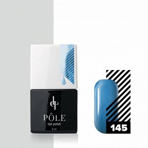 Гель-лак "POLE" №145 - сияющий голубой (8мл)