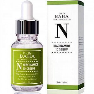 Противовоспалительная сыворотка для жирной кожи Cos De BAHA Niacinamide 10 Serum