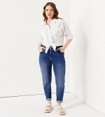 Классические брюки из джинсовой ткани, ПА 142860w