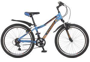 Велосипед Stinger 24" Boxxer; 12,5"; синий; TZ30/TY21/RS35 #117356