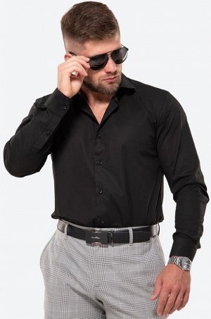 Мужская приталенная рубашка с длинным рукавом Happy Fox