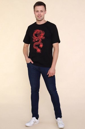 Мужская хлопковая футболка Руся