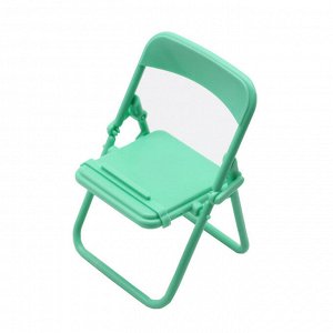 Кукольный стул складной, зеленый, 1 шт 11*6.5см