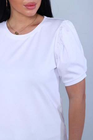 Женская футболка с рукавом фонарик Натали