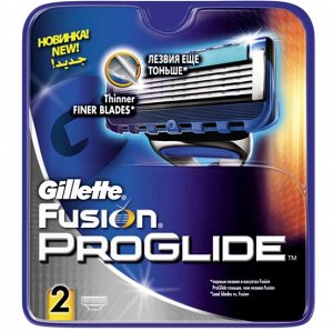 Gillette сменные кассеты Fusion ProGlide, 2шт