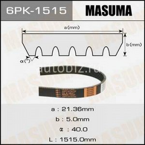 Ремень ручейковый MASUMA 6PK-1515 *