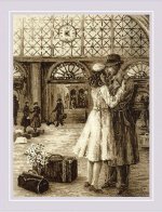 Набор для вышивания крестом Старая фотография. Встреча