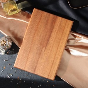 Доска разделочная деревянная Magistro, 30x20x2.5 см, цельный массив бука