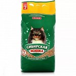 Сибирская кошка наполнит. 7л Лесной (древесн. гранулы 10мм)
