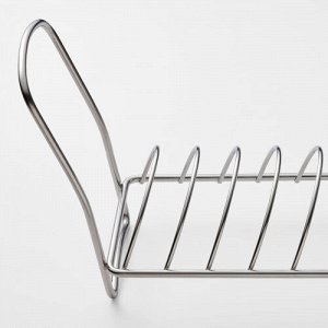 VÄLVÅRDAD, Сушилка для посуды, нержавеющая сталь, 12x32 см