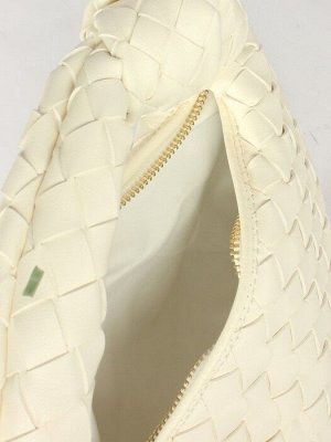 Сумка женская искусственная кожа BSK-21010-1 (плетенка),  1отдел,  белый 255134