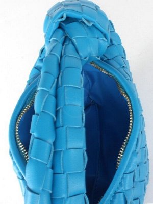Сумка женская искусственная кожа BSK-21010-1 (плетенка),  1отдел,  голубой 255130
