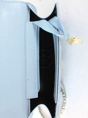 Сумка женская искусственная кожа Ch&K-1089,  1отд,  плечевой ремень,  голубой 255057