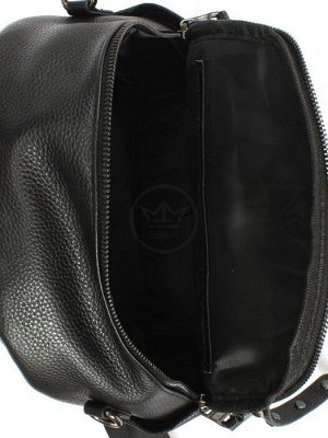 Рюкзак жен натуральная кожа OPI-8153,  1отд,  4внутр+4внеш/карм,  черный 254980
