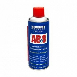 Смазка проникающая (жидкий ключ) ABRO Masters AB-8, многоцелевая, антикоррозийная, аэрозоль 450мл