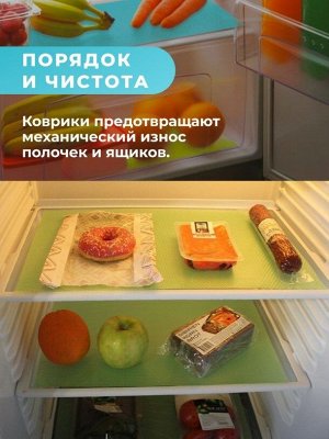 Антибактериальный коврик в холодильник