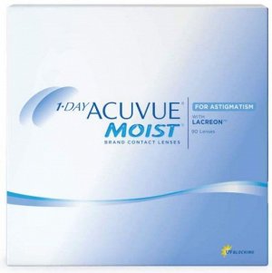 Однодневные контактные линзы 1-DAY ACUVUE MOIST for ASTIGMATISM (90 линз)