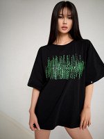 Футболка Bona Fashion: OVERSIZE T-shirt &quot;Matrix&quot;