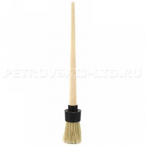 Кисть круглая малярная д30мм деревянная ручка (Россия)