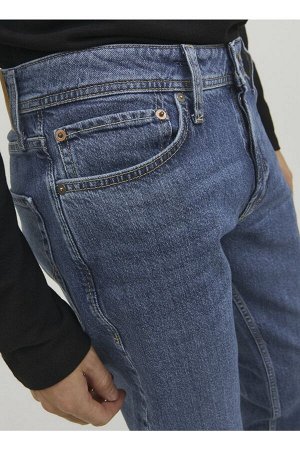 Узкие синие мужские джинсовые брюки с нормальной талией Jjit_m Jjor_g_nal Cj 215 Sn 5002985038