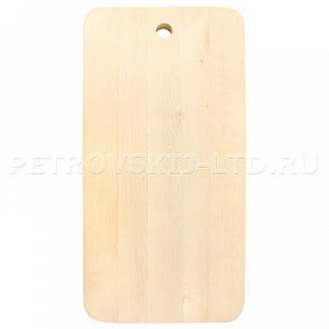 Доска разделочная деревянная 60х30х3см, береза (Россия)
