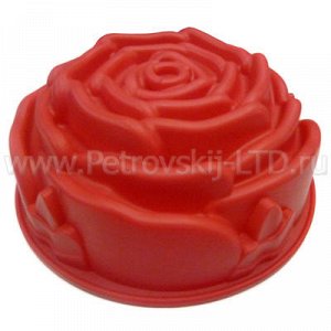 Форма силиконовая для выпекания "Роза" д23см (Китай)
