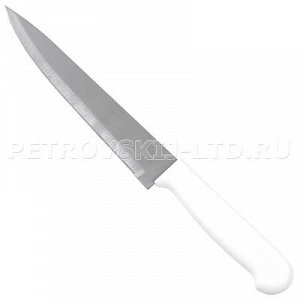 Нож кухонный 175мм белая пластмассовая ручка "Универсал" (Ки