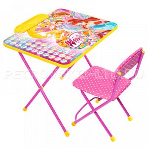 Комплект детской мебели "Винкс-Азбука" 2 предмета: стол скла