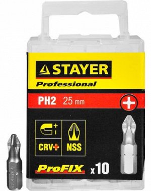 Биты STAYER "PROFESSIONAL" ProFix Phillips