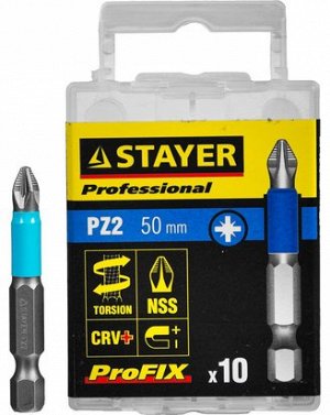 Биты STAYER "PROFESSIONAL" ProFix Pozidriv